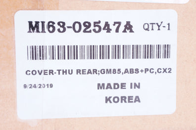 Samsung MI63-02547A Cover-THU Rear, GM85, ABS + PC, CX2 (x)